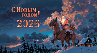 От всей души поздравляем с Новым годом!